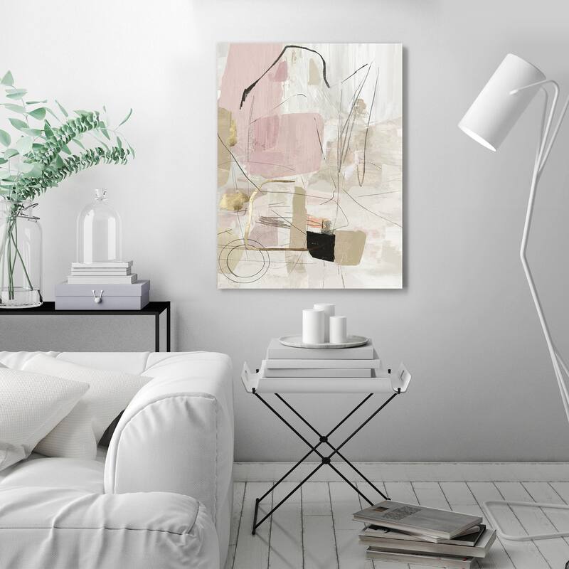 Americanflat 8" x 10" Reflection Abstract by Pi Creative Art Wrapped